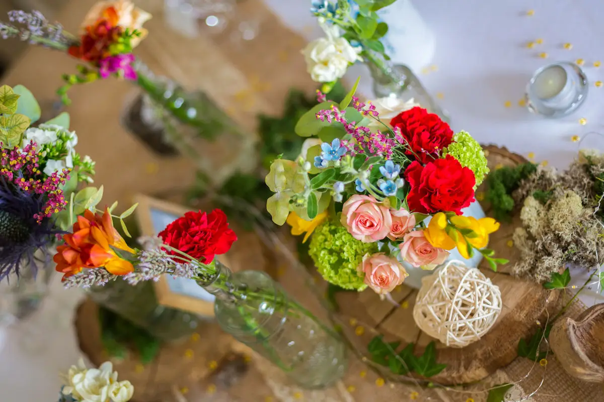 Détails raffinés de la décoration de mariage