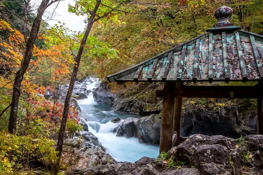 Rivière Daiya-gawa à Nikko, Japon