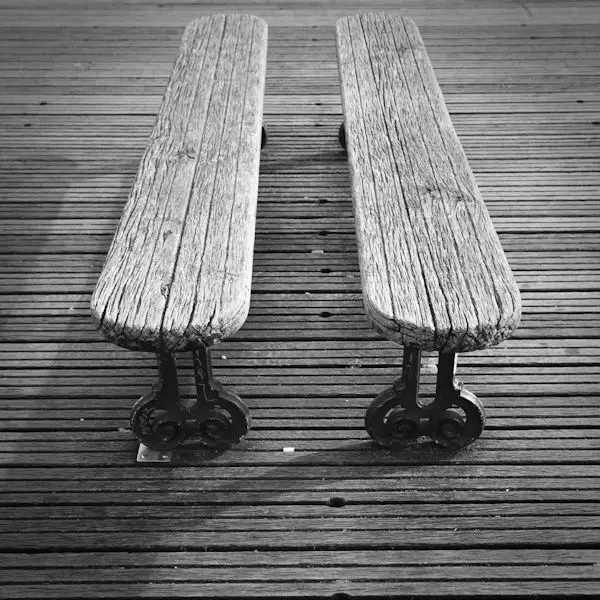 Portrait artistique en noir et blanc