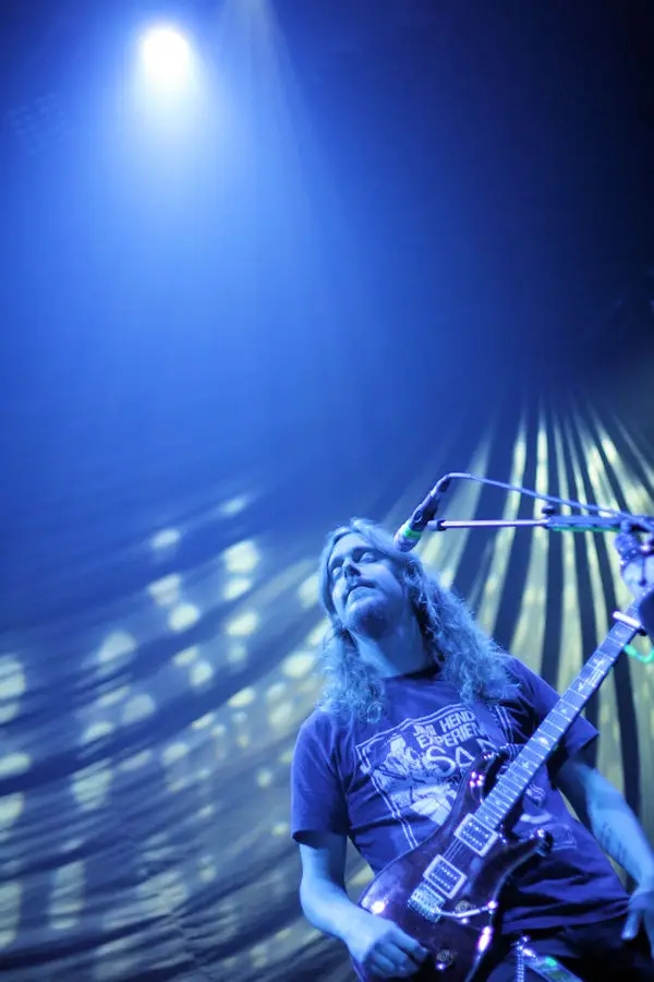 Mikael Åkerfeldt du groupe Opeth en concert