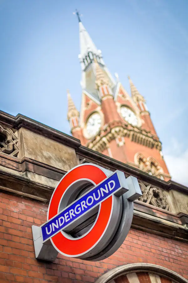 Gare de St Pancras à Londres, Angleterre
